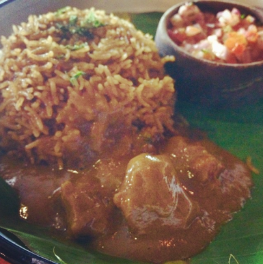 Nina aunty's mutton dhansak with brown rice @ Social offline